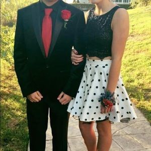 Two piece homecoming dress